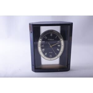Waltham, Table Clock, Quartz, 8", Roman Numerals, Classic Design, FLAW
